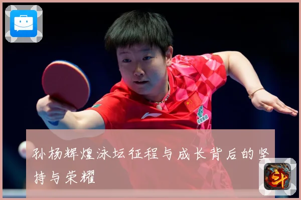 孙杨辉煌泳坛征程与成长背后的坚持与荣耀
